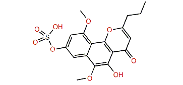 6-Methoxycomaparvin sulfate
